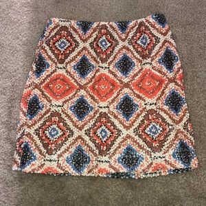 Sequin mini skirt